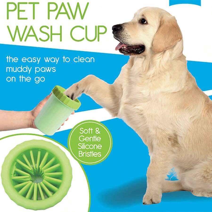 自动宠物爪子清洁杯，无摩擦爪子清洁杯，适用于猫狗 - 彩色 - 查看 1