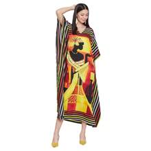 Gypsie Blu Fall Cloths For Women Plus Size Kaftan Long Maxi Dress Beach Coverup - Nhiều màu - Xem 5
