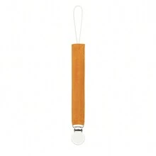 1 件双层皱褶面料时尚印花婴儿奶嘴夹和不锈钢奶嘴夹，适合日常使用 - 彩色 - 查看 18