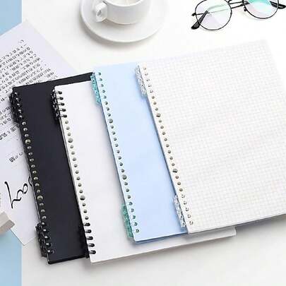 1 cái Bìa đựng hồ sơ Morano Color chống thấm nước có thể tháo rời, Bìa đựng hồ sơ mờ sáng tạo chất lượng cao có thể tháo rời (Không có vòng), Quay lại trường, Đồ dùng học tập