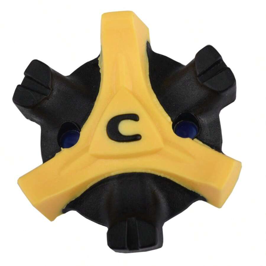 14pcs Golf Shoe Spikes Compatible With Cleat Screw In For  Golf Shoes Studs Replacement - Yellow - View 1