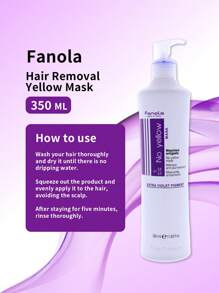 Fanola Mască de păr anti-gălben, 100 ml/350 ml