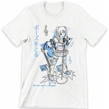 Anime T-Shirt Pung Sweet Character Unisex 100% Cotton Streetwear Launch Shipping In Various Colors!! - trắng - Xem 1