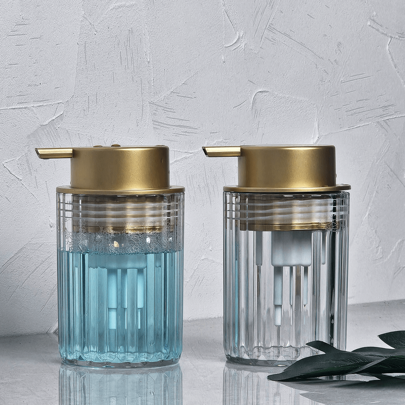 1pc Simple Foaming Soap Dispenser, Countertop Press Lotion Bottle, Reusable & Refillable Hand Sanitizer Dispenser, Empty Bottle For Shampoo Shower Gel Hand Soap, Bathroom Accessories, Home Decor, Furniture For Home Home Bathroom Decor Fall Decor Back To School