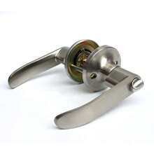 Home Entry Lever Three-Handle Door Lock Set Bathroom Entrance Passage With Key - 25-45mm - View 10