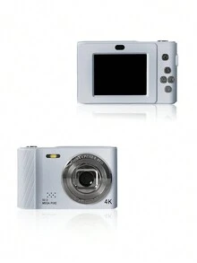 4K Digital Camera, High Pixel High Definition Selfie, Mobile Uploadable, Student/Travel Photography, Entry-Level, Retro CCD, Suitable For Outdoor, Indoor, Retro Atmosphere Photography - Camera + 8G Memory Card - View 8