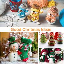 12 件用于钩编的腈纶纱线、腈纶纱线迷你绞纱、柔软针织纱线、什锦入门钩编套件散装纱线、用于钩编和针织工艺项目、手工艺针织纱线围巾礼物 - 彩色 - 查看 6