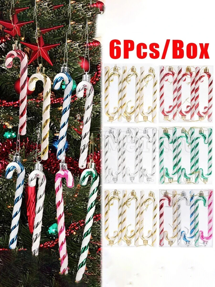 6pcs Christmas Decoration Canes, Candy Decoration Canes, Christmas Gifts, Christmas Tree Decoration Cane Pendants, Christmas Gifts, Christmas Decorations, Wedding Decorations, Birthday Party Decor,Christmas Decor,Home Decorations, Room Decor, Home Decor Winter Christmas Decorations Home Christmas Gifts Christmas Decor