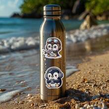 50pcs Cartoon Penguin Stickers, Vinyl Sticker For Laptop Water Bottle Guitar Bike Car Motorcycle Bumper Luggage Skateboard Graffiti, Cute Decals, Best Gift For Children,Teen,Men,Women.,School Supplies,Back To School - Multicolor - View 8