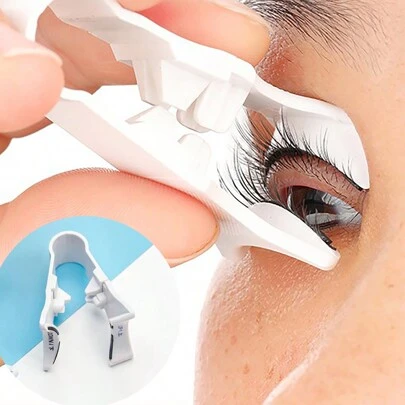 Portable Magnetic Eyelash Curler Tool, Reusable And Glue-free