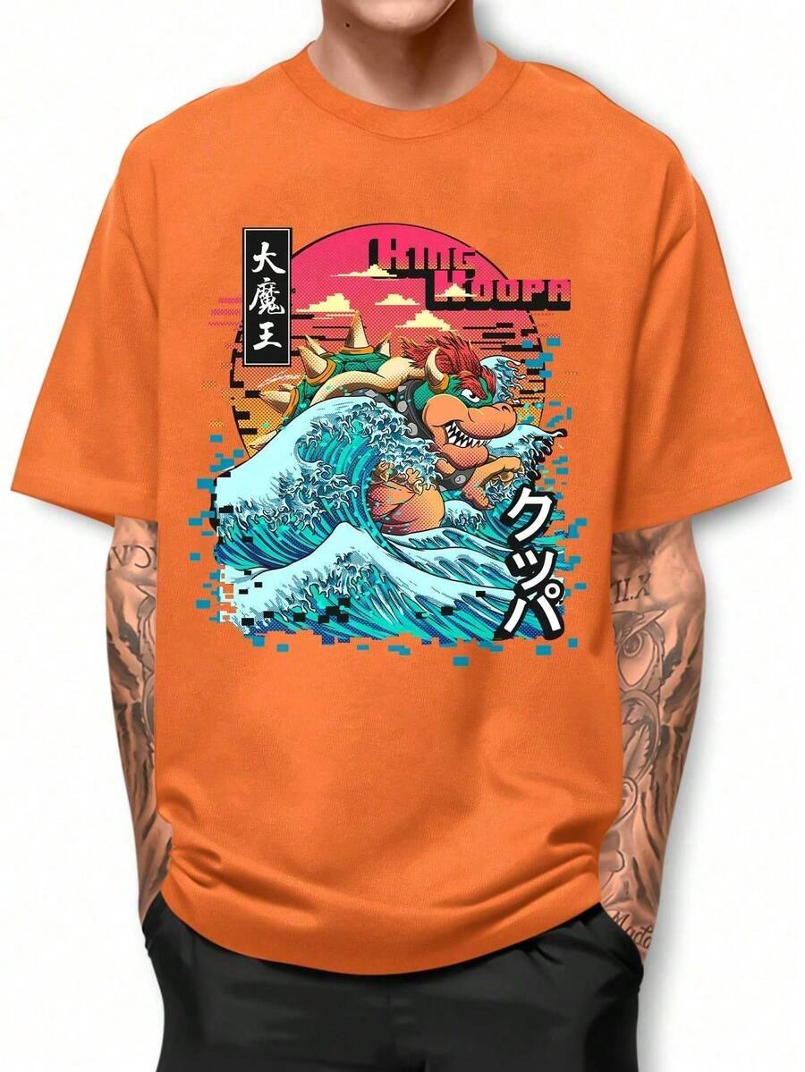 Bowser Basic Shirt 100% Cotton GPJ1 - trái cam - Xem 1