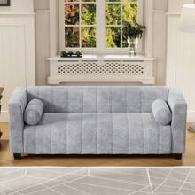 Modern Sofa In High Quality Chenille Fabric For Living Room And Bedroom, (Light Grey) - Light Gray + Polyester + 3 Seat - View 3