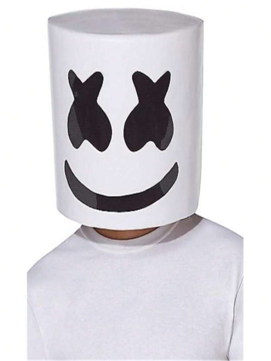 Máscara mitad para adultos de DJ Marshmello - Multicolor - Ver 1