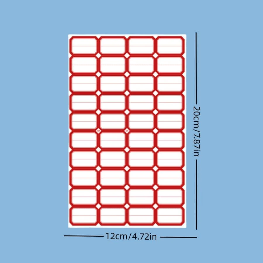 Multi Purpose Paper Label, Self-Adhesive Handwritten Classification ...