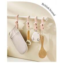 3PCS/1套浴室可旋转毛巾钩洗面奶牙膏倒钩衣柜围巾帽子收纳钩