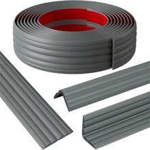 1roll 4x200cm Wall Corner Protector, Inside & Outside Self Adhesive Wall Corner Guard&Edge Protector, Flexible Vinyl Corner Moulding Trim Caulk Strip, Peel And Stick Trim For Ceiling - Multicolor - View 9