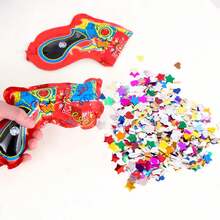 12pcs Hand-Held Confetti Popper Inflatable Air Balloon Gun Party Atmosphere Props Wedding Celebration Sprays - Multicolor - View 9