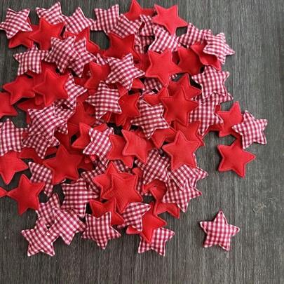 10PCS Plaid Five-Pointed Star Home Decoration Accessories Gift Wrapping Accessories Handmade Home Diy Making Materials Holiday Decoration Accessories Birthday Christmas Decorations Room Decor Christmas Winter Christmas Decorations Home Christmas Gifts Christmas Decor