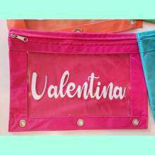 Personalisierter Vorratsbeutel | Rucksack | Schulmaterial | Personalisierter Mäppchen | Schulmaterial | Schulanfang Zubehör | Ordnermappe | Baby Reise Aufbewahrungstasche | Schultertasche Mehrfarbige Aufbewahrungstasche | Es gibt eine Anhänger Aufbewahrungstasche|