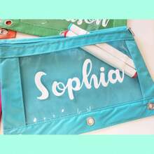 Personalisierter Vorratsbeutel | Rucksack | Schulmaterial | Personalisierter Mäppchen | Schulmaterial | Schulanfang Zubehör | Ordnermappe | Baby Reise Aufbewahrungstasche | Schultertasche Mehrfarbige Aufbewahrungstasche | Es gibt eine Anhänger Aufbewahrungstasche|