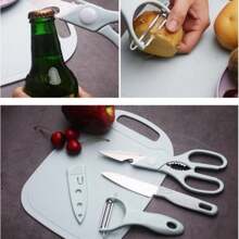 厨房用不锈钢婴儿喂食工具套装 5 件 - 綠色 - 查看 3