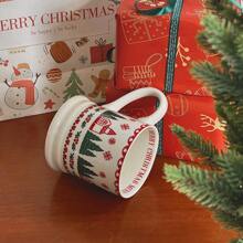 Christmas Ceramic Coffee Mugs, Highly Attractive Household Water Cups - Elegant Holiday Home Decor & Gifts Back To School