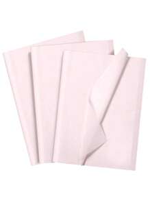 10/30/100 纯色纸巾 - 粉色包装纸，散装，适用于婚礼、生日、DIY 项目、万圣节、圣诞节包装、手工艺品装饰 - 彩色 - 查看 3