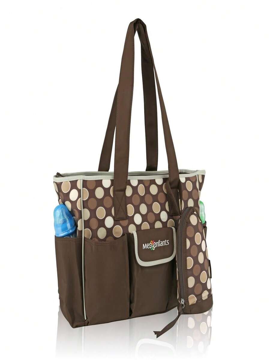 MKF Collection By Mia K. Mes Enfants Simplicity Series Marcel Microfiber Baby Bag Brown - Nhiều màu - Xem 1