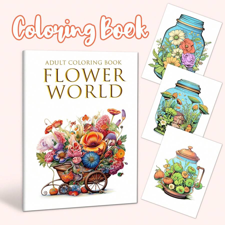 (原版，升级版A4版，32页，厚纸)各种精致的成人主题着色书，可缓解压力，舒缓情绪，非常适合情侣，婚礼，新年，情人节和其他节日场合作为礼物。,适合万圣节/圣诞节/感恩节的成人派对游戏 - 薑色 - 查看 1