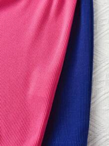 2pcs Tween Girls Solid Color Spaghetti Straps Jumpsuit, Spring Summer; Girls Fashion Casual High Elasticity Clothing