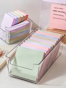 100pcs/Pack Colorful Sticky Notes, Removable Self-Adhesive Memo Pad, Multi-Sized Sticky Memo Paper For Notes, Messages & Reminders Back To School