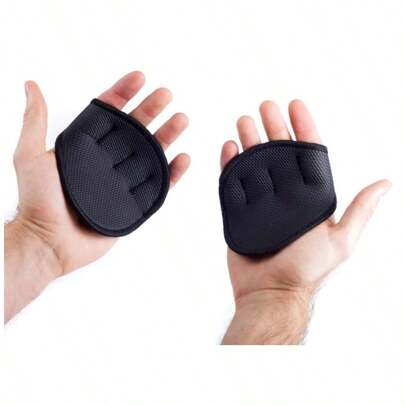 手掌保护器健身房健身手套半指举重手掌哑铃握把垫举重训练手套健身房锻炼