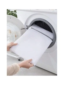 5 Pieces Clothes Washing Protective Bag, Anti-Deformation Mesh Washer Bag, Portable Bag For Bras And Underwear - 白色 - 查看 2