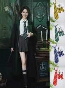 Um Conjunto de Gravatas e Gravatas Borboleta Fashionáveis e Personalizadas para Meninos e Meninas, Uniformes Escolares, Cosplay, Uso Casual Diário, Roupas de Festa, Gravatas, Gravatas Borboleta