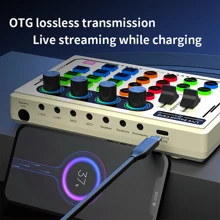 Mezclador de audio profesional NXG compatible con PC, portátil, teléfono inteligente, grabación de juegos, transmisión en vivo, micrófono de condensador para estudio de video - Multicolor - Ver 7