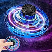 UFO Magic Flying Ball With Lights, Floating Boomerang, New Spinning Top, Toys, Gifts, Sensing Aircraft, 3 Seconds Start, USB Charging, Anti-Jam Protection, Gorgeous Lights, 360° Roll - 紅色 - 查看 5