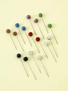 Set de 30 pinzas para bufandas, imperdibles de seguridad para mujer, cierres para chales, accesorios de alfileres de hiyab, broches para mujer