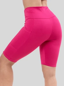 Women Shorts - 粉色 - 查看 3