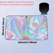 1 Tấm Che Nắng Kính Chắn Gió Xe Hơi Màu Bạc Titan Cao Cấp-Chặn Tia UV & Nhiệt, Phù Hợp Với Hầu Hết Các Xe Ô Tô - Bạc - Xem 14