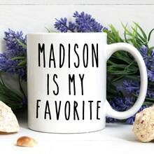 1 件，11 盎司，个性化定制毕业季名字咖啡杯，11 盎司陶瓷杯，新奇杯子，定制茶杯，毕业季礼物，生日礼物，友谊礼物，家庭聚会礼物，节日礼物，送给女儿、儿子、朋友、同学的毕业礼物 - 多色 - 查看 3