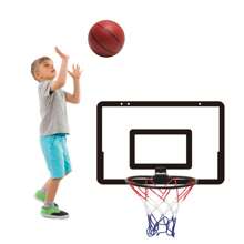 Mini Basketball Hoop Indoor Punch-Free Hanging Movable Door Basketball Hoop Set - Black - View 8