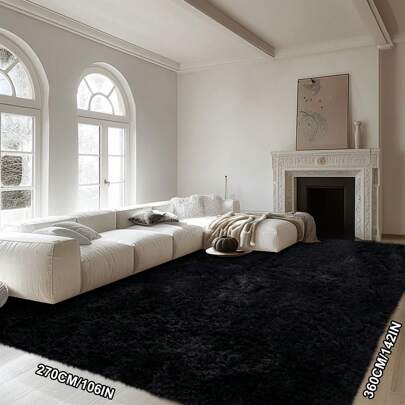 Soft Shag Rugs For Bedroom, Fluffy Shaggy Rugs For Living Room, Luxury Modern Plush Carpet For Dorm, Apartment, Indoor Home Decor, Upgrade Non-Slip Cozy Accent Rug For Floor Protection And Style