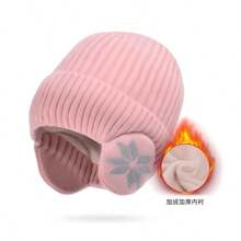 1 件装针织帽，冬季保暖加厚男女通用护耳帽，韩版户外骑行 - A - 查看 8