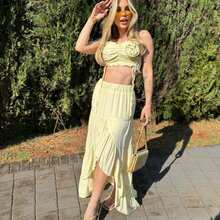 Itacare Floral Skirt And Top Set Unico Sunshine Collection - 查看 4