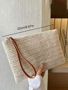 教師感謝禮物女士亞麻布包高容量手提袋畢業禮物豹紋元素印花時尚手提袋學校禮物海灘度假 - 卡其色 - 查看 8