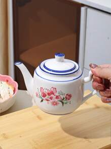 WGROOM 1 件加厚陶瓷家用厨房咖啡茶壶，适用于茶、咖啡、牛奶、果汁、户外、婚礼、派对、礼物、生日、圣诞节 - 彩色 - 查看 11