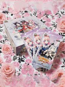 150張女神物語風雪月花動漫收藏卡 - 粉色 - 查看 1