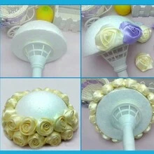 1 pieza/2 piezas Semi-esfera de espuma sólida blanca, en forma de corazón blanco, para arreglos florales DIY, insectos DIY, modelos de planetas DIY, decoración de bodas, ramos de novia, moldes de pasteles, flores decorativas de hotel hechas a mano, mejores regalos - Multicolor - Ver 7