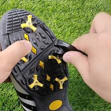 14pcs Golf Shoe Spikes Compatible With Cleat Screw In For  Golf Shoes Studs Replacement - Yellow - View 3