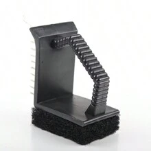 三合一不锈钢丝刷，烧烤清洁刷，90 度烧烤丝刷 - 黑色 - 查看 4